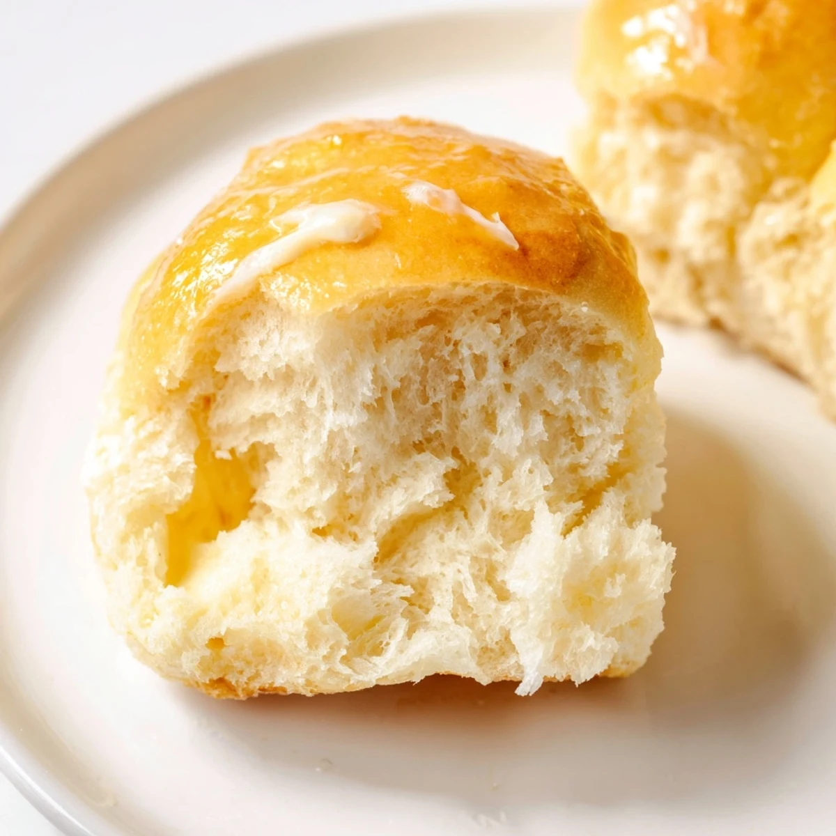 Golden brown Quick-Rise Dinner Rolls, fresh from the oven, ready for slathering with butter.
