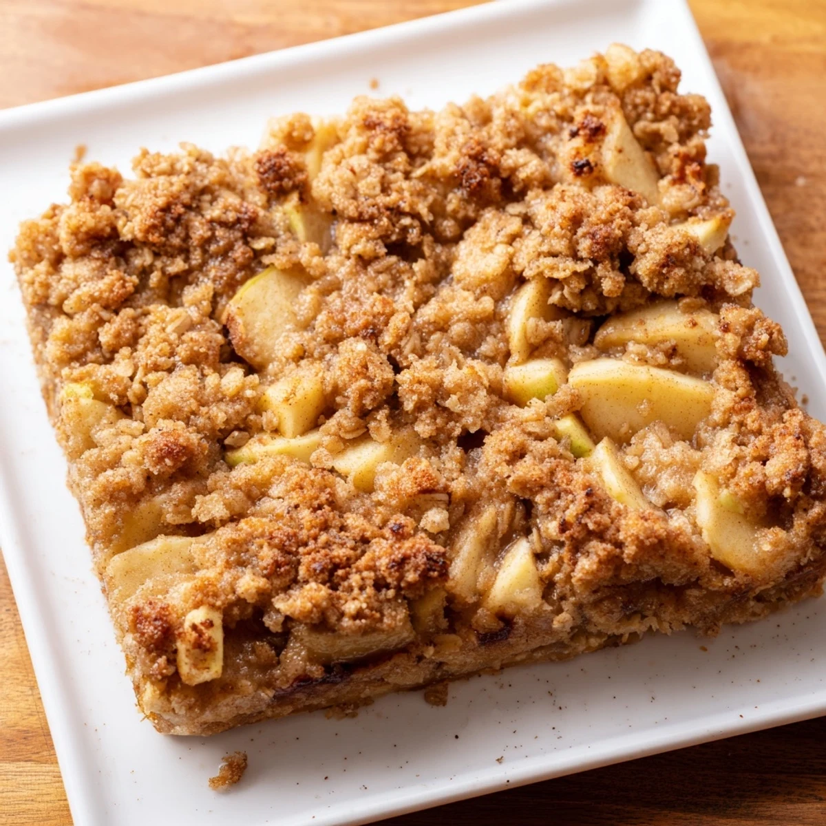 Rustic Apple Cinnamon Crumb Bake