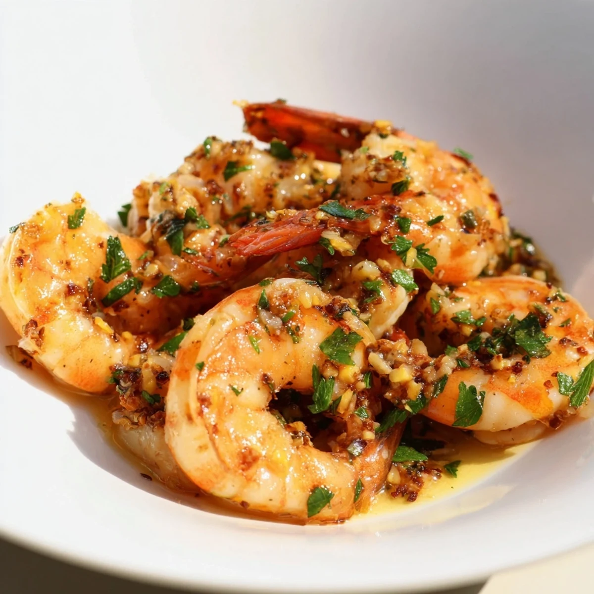 Delicious 15-Minute Garlic Shrimp Scampi featuring plump shrimp in a bright, flavorful sauce.