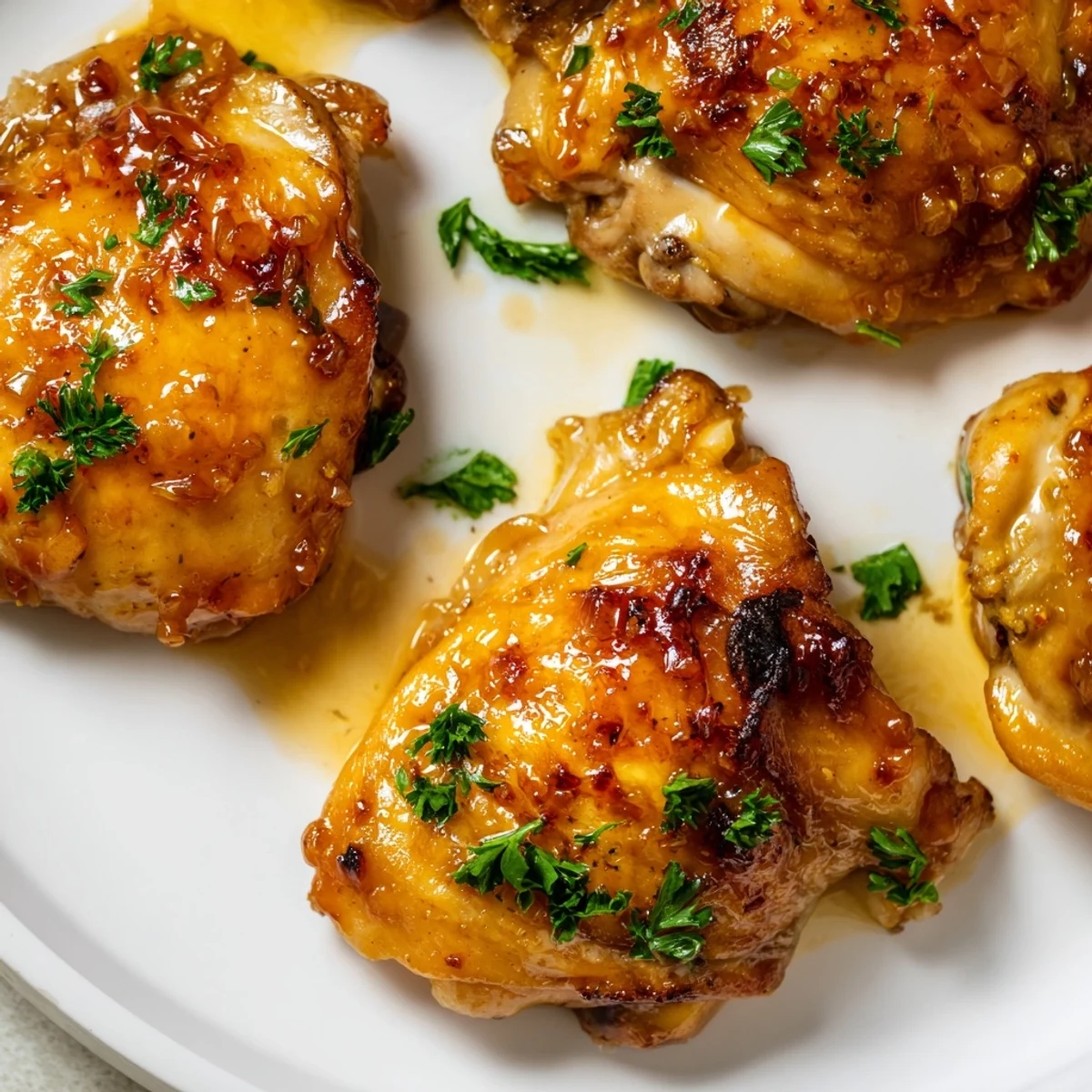 Savory and sweet Jam in Coffee Glazed Chicken, baked to perfection with a sticky, flavorful glaze.