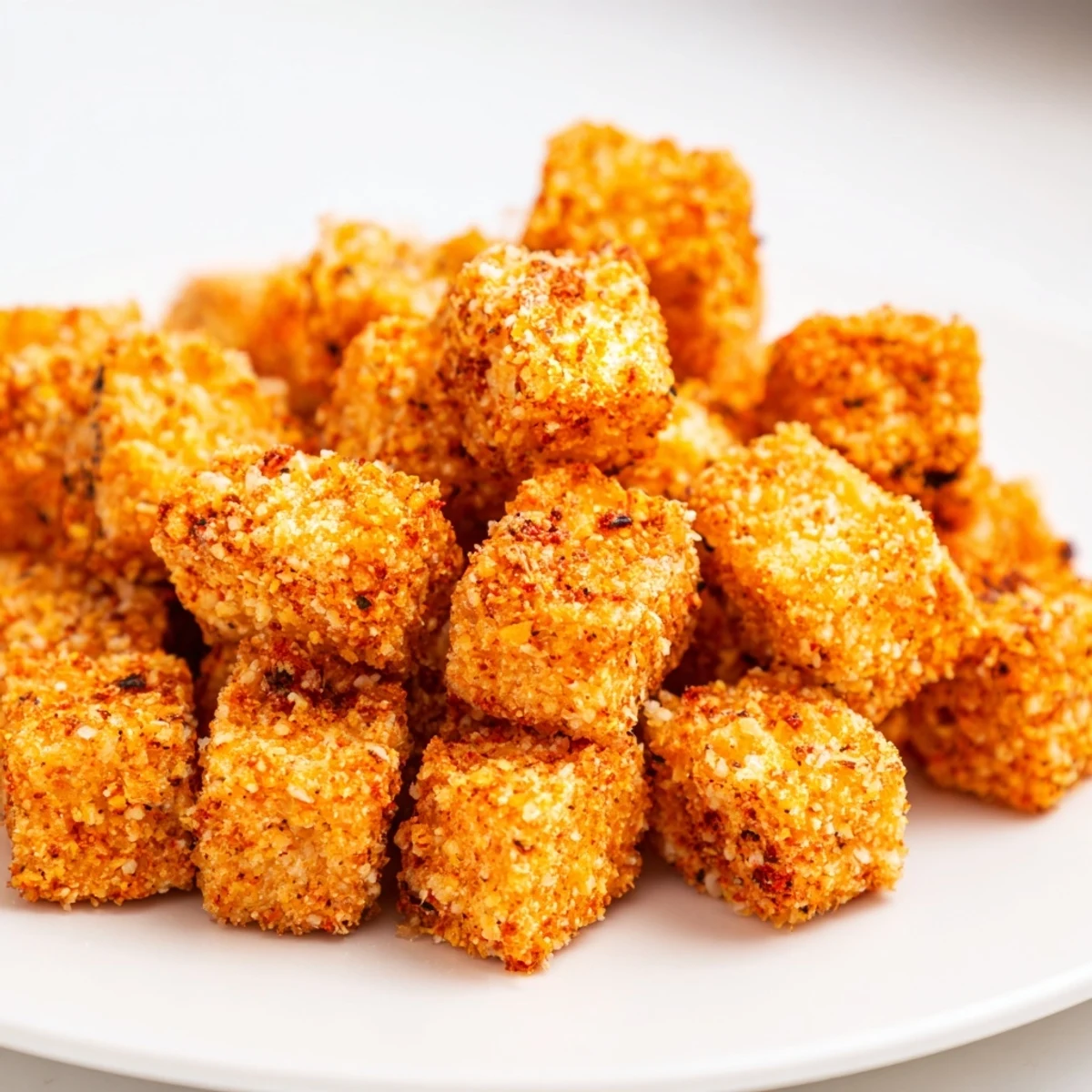 Crispy Popcorn Tofu Bites