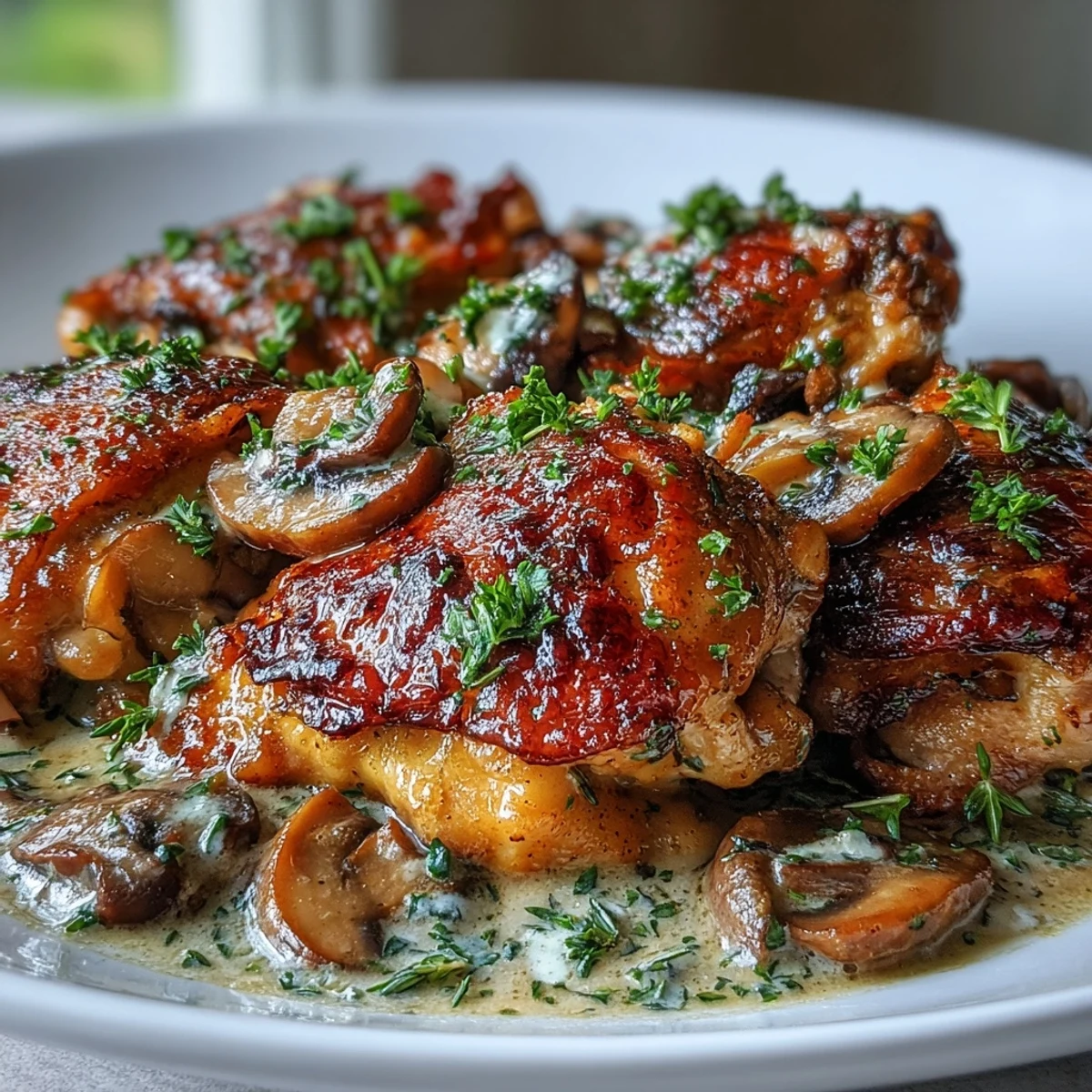 Coq au Vin Rosé simmers in a pot, revealing tender chicken in a rich pink sauce.