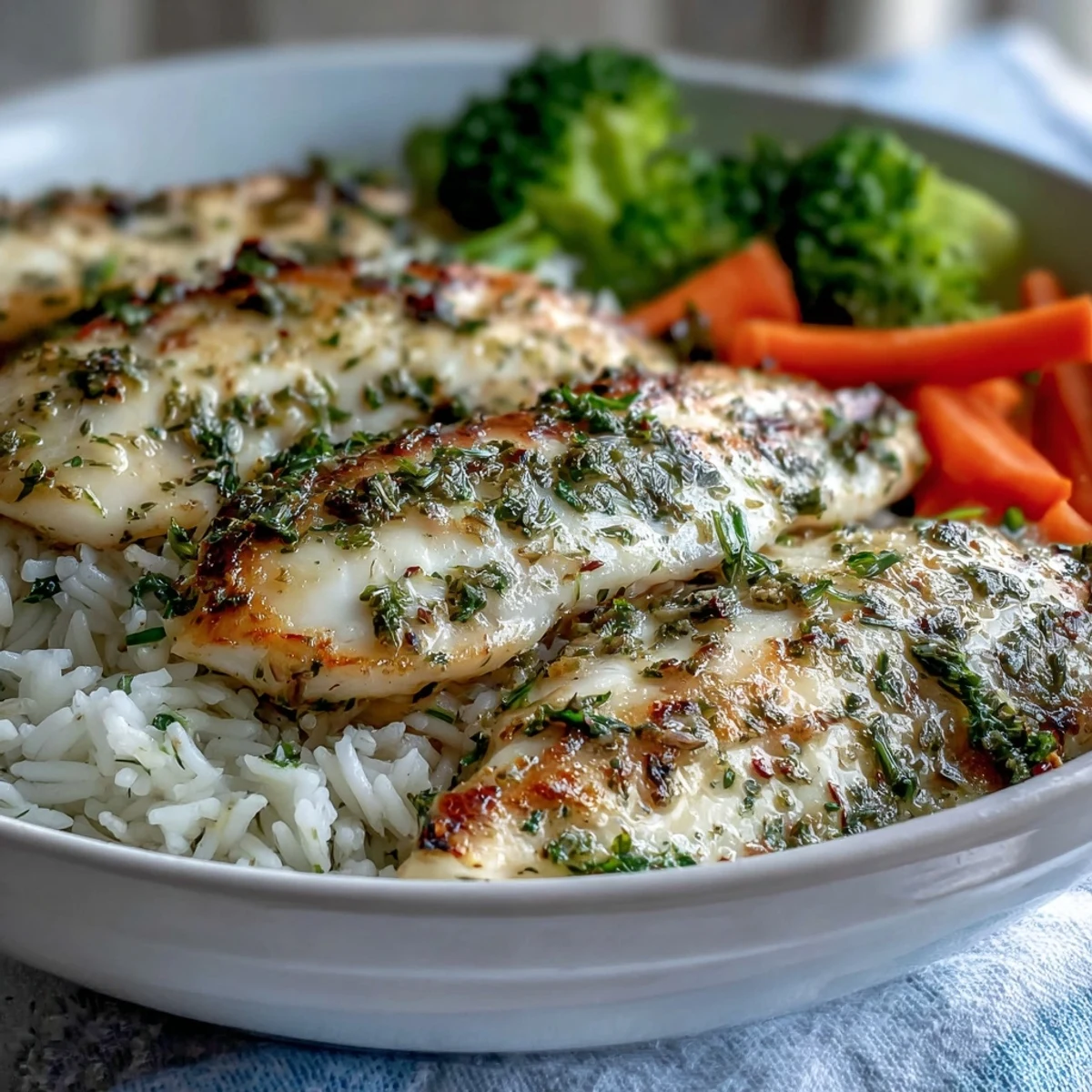 Baked Tilapia Bowl