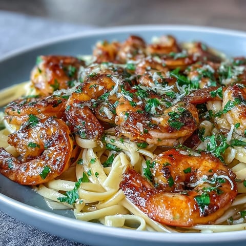 Savory Shrimp Scampi With Linguine features plump, pink shrimp coated in a glossy garlic white wine butter sauce, served over al dente noodles with fresh parsley and lemon wedges.