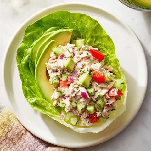 Quick Healthy Tuna Lettuce Wraps