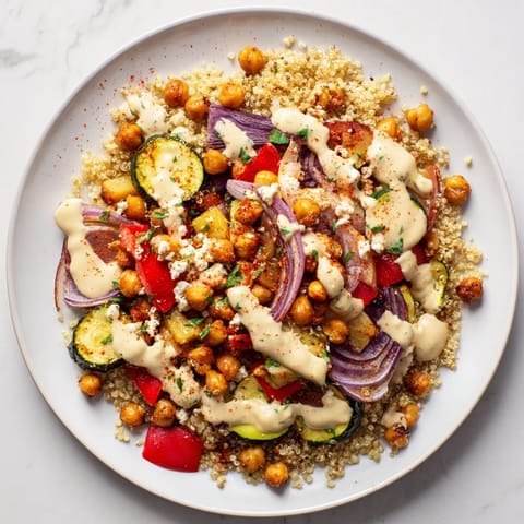 Mediterranean Chickpea Veggie Bowl