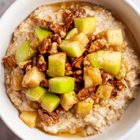 Apple Pie Oatmeal Bowl