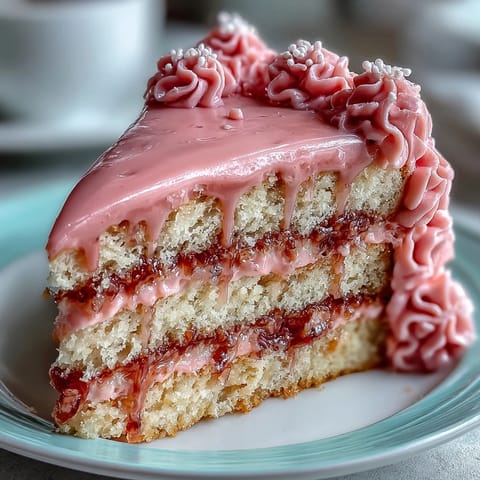 Vibrant Spring Birthday Cake with pastel floral buttercream, featuring delicate piped flowers in soft pink, lavender, and yellow on a creamy vanilla base.