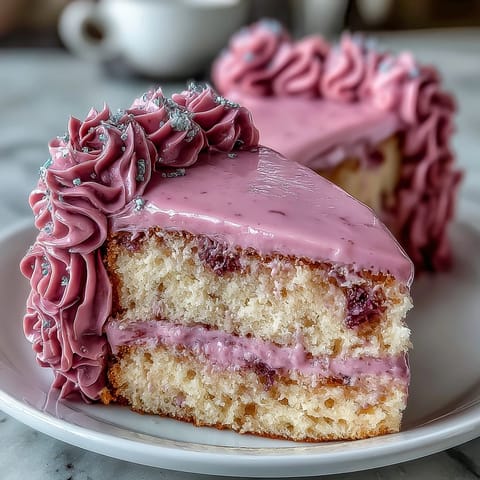 Elegant floral birthday cake decorated with intricate buttercream roses and blossoms in spring pastel hues, perfect for a cheerful celebration.