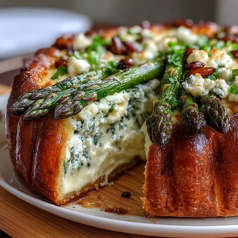Spring Asparagus Puff Tart