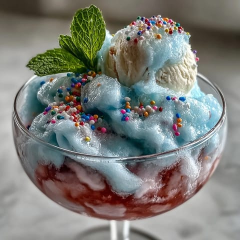 Cotton Candy Lemonade Float