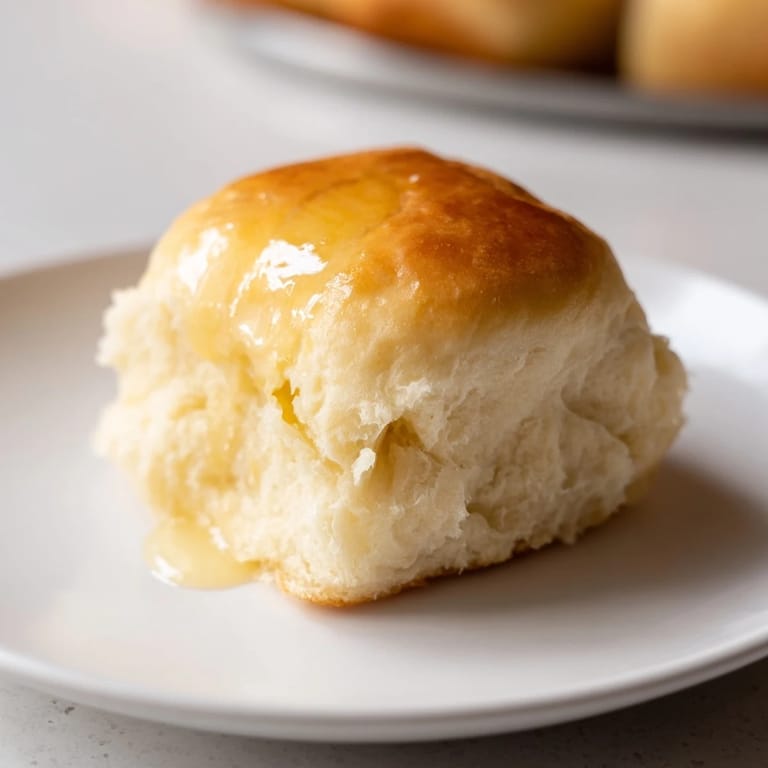 A basket filled with Quick-Rise Dinner Rolls, inviting you to enjoy their buttery aroma with dinner.