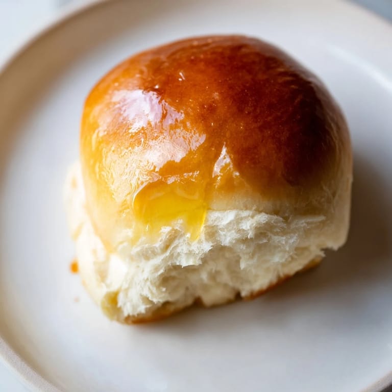 Close-up of fluffy, golden-brown Homemade Dinner Rolls, invitingly warm, ready to be slathered in butter.