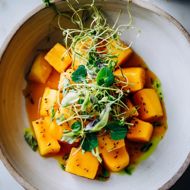Enjoy the beautiful The Sunlit Glade salad, a vegan and gluten-free summer centerpiece.