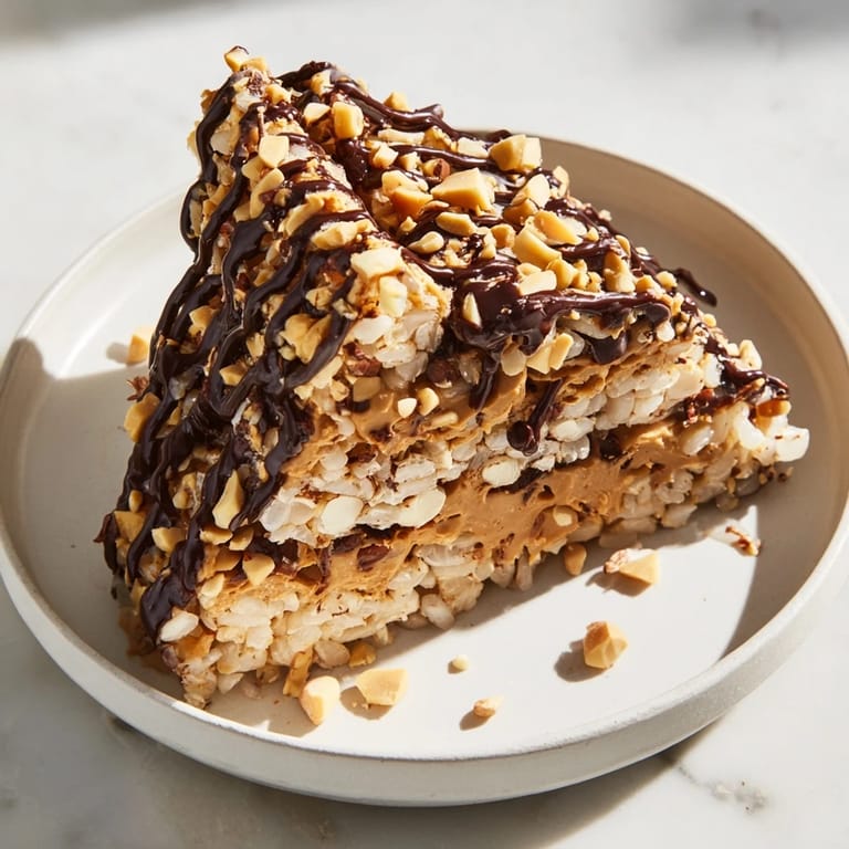 Indulge in these easy-to-make Peanut Butter Chocolate Rice Cakes, a no-bake treat with a perfect sweet and salty combination.