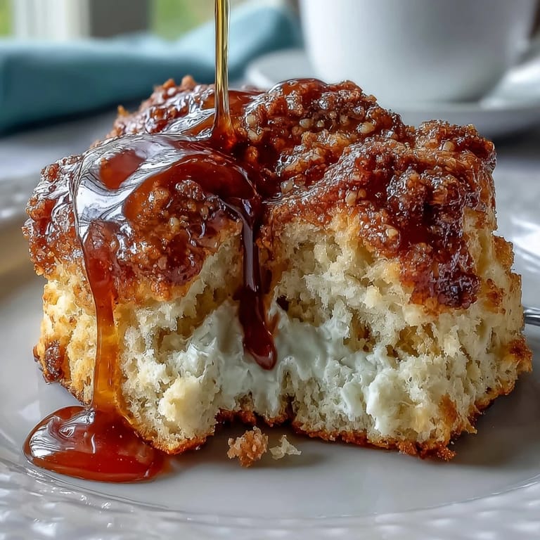 Tender scones with floral dandelion petals and honey, drizzled with extra honey and topped with clotted cream.