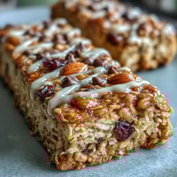 Wholesome nut-free granola bars with honey and oats, chewy and golden, packed with seeds and dried fruit for a perfect snack.
